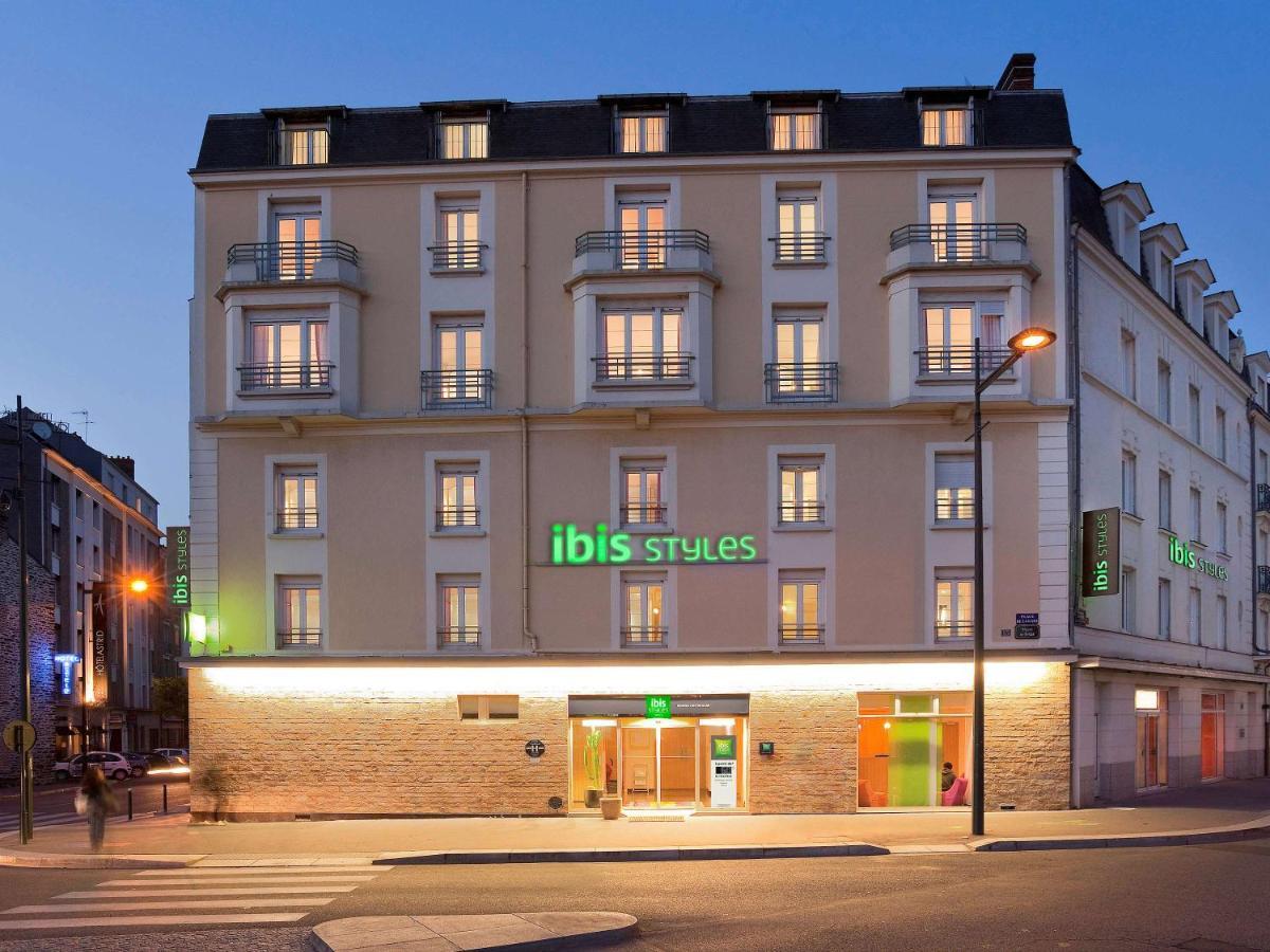 Hotel Ibis Styles Rennes Centre Gare Nord Exterior foto